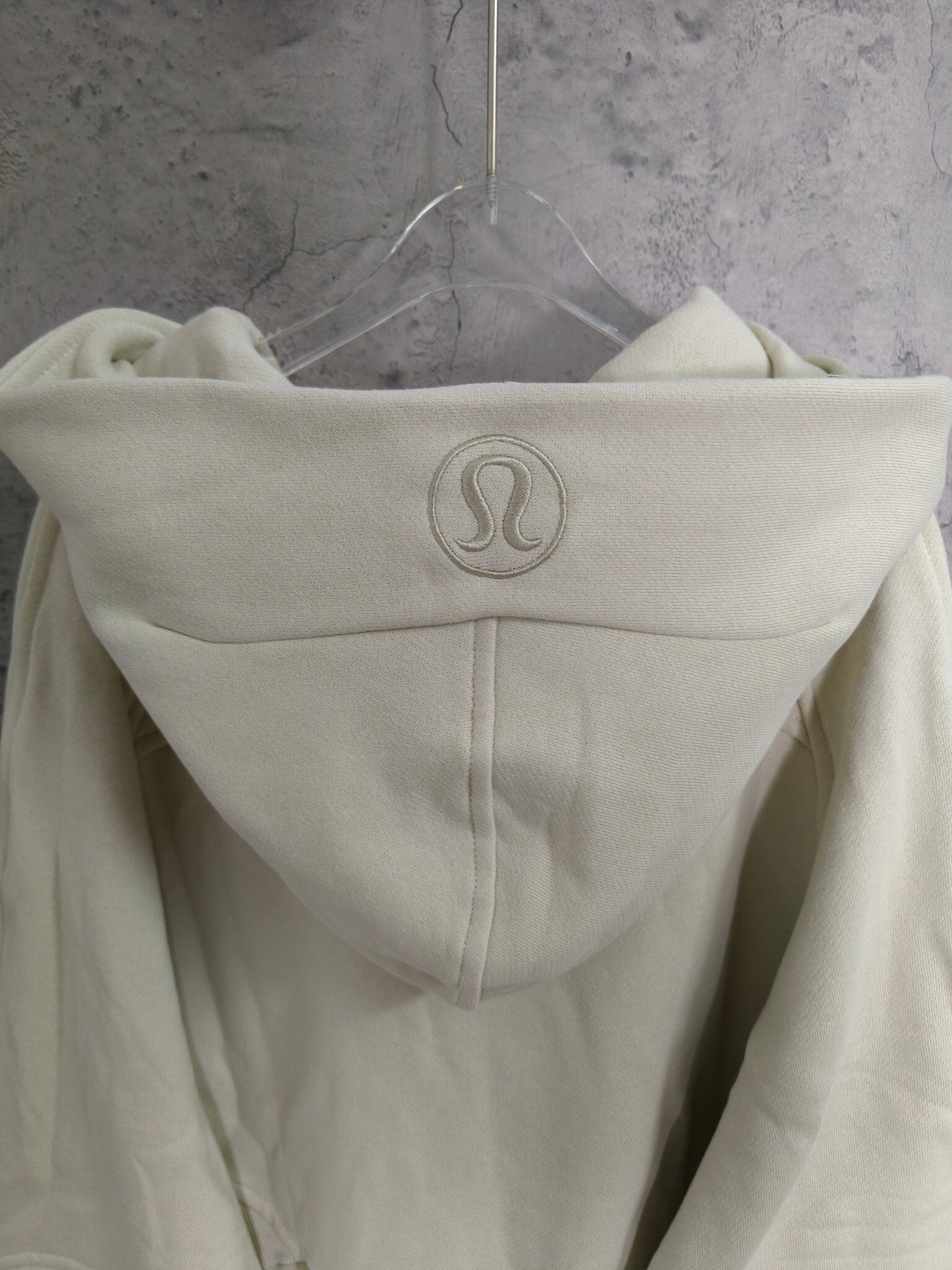 Lululemon cream scuba jacket