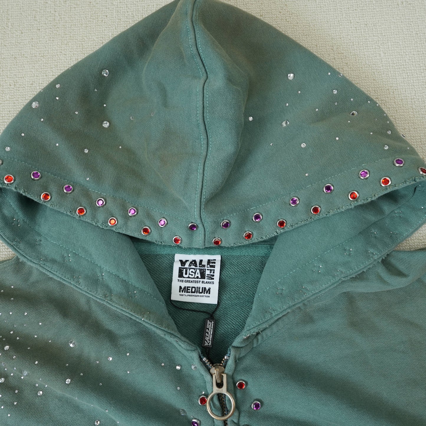 Vale Forever Bank Zip Up 'Dark Mint'