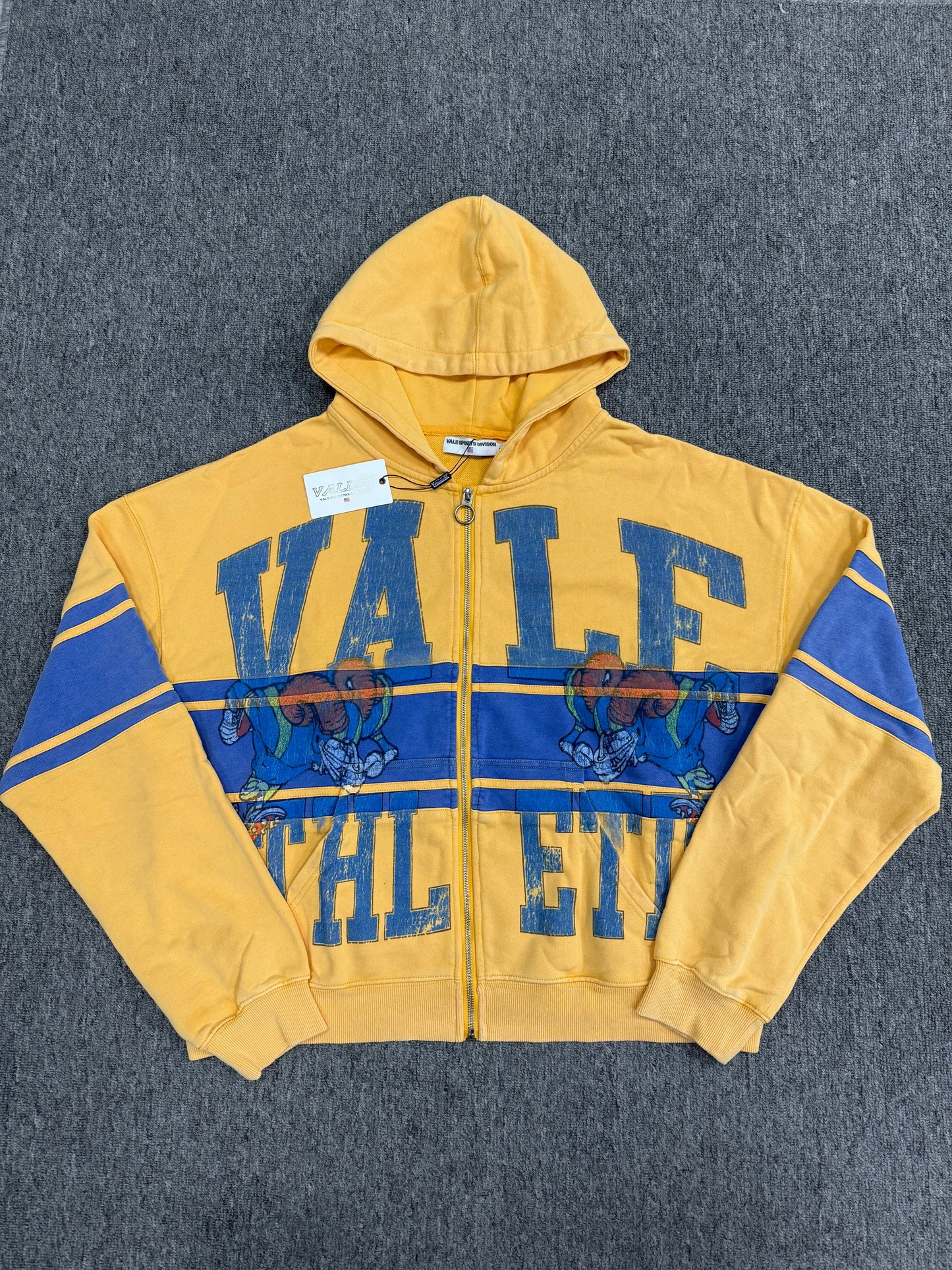 Vale Forever Bighorn Zip Up Hoodie 'Yellow'