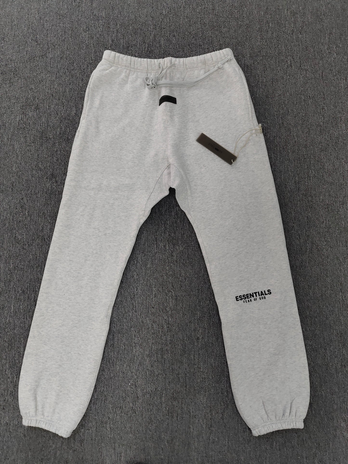 Fear of God Essentials sweatpants cuffed ‘light oatmeal  '