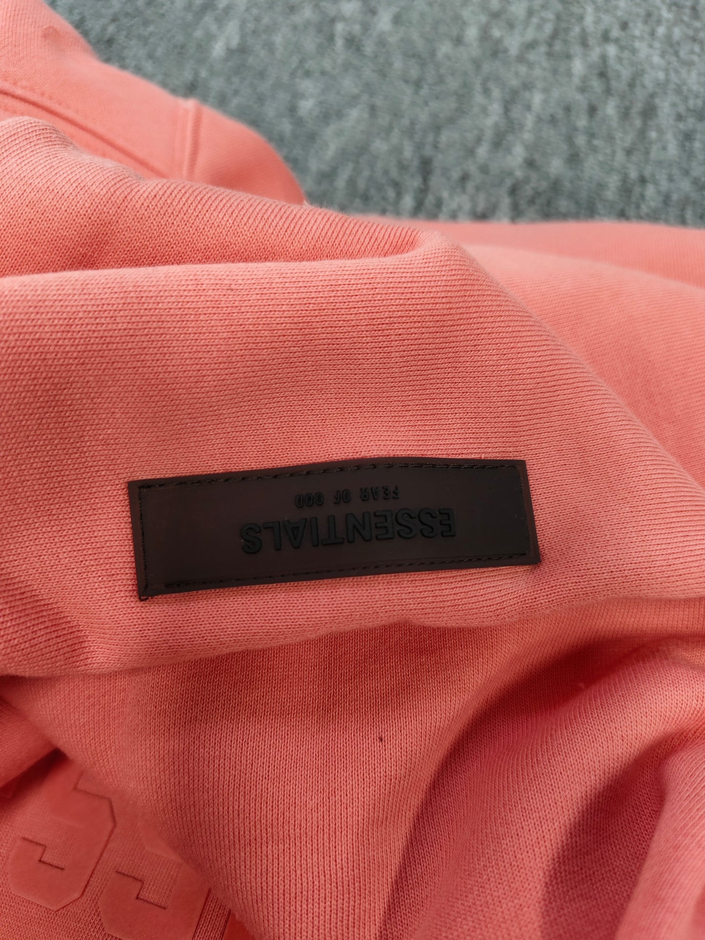 Fear of God Essentials Hoodie 'Coral'