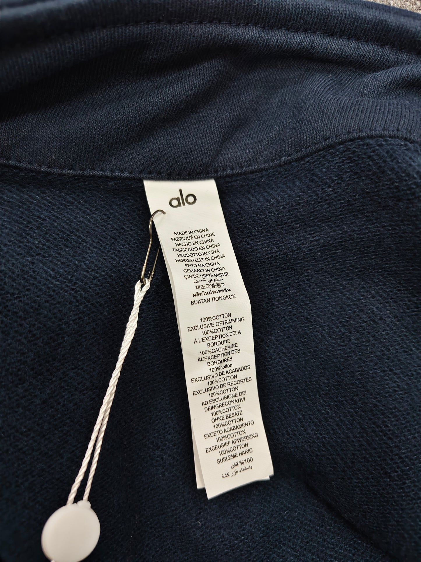 Alo quarter zip Navy blue