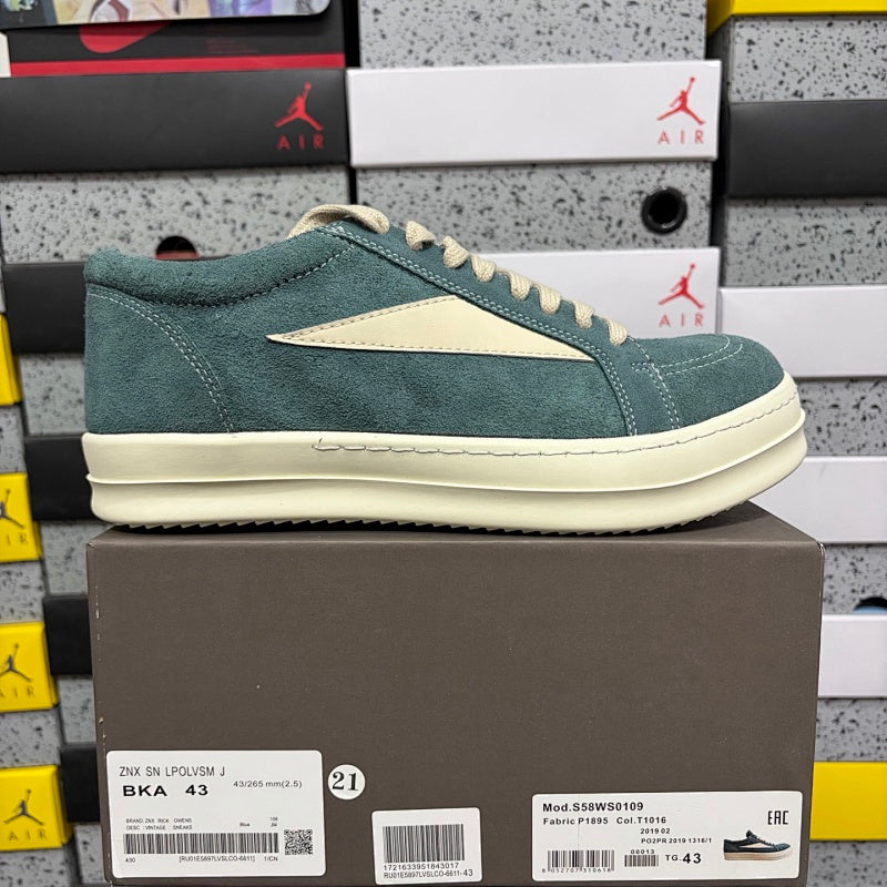 Rick Owens dark blue vanz