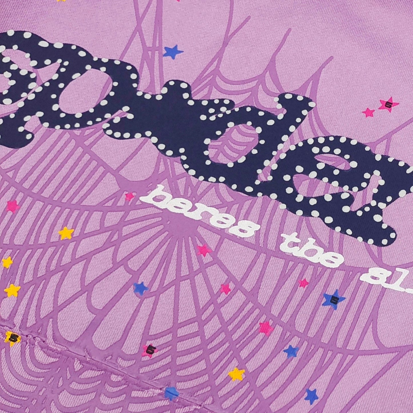 Sp5der Acai Hoodie Purple