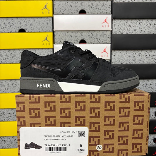 Fendi Match 'FF Jacquard - Black Grey'