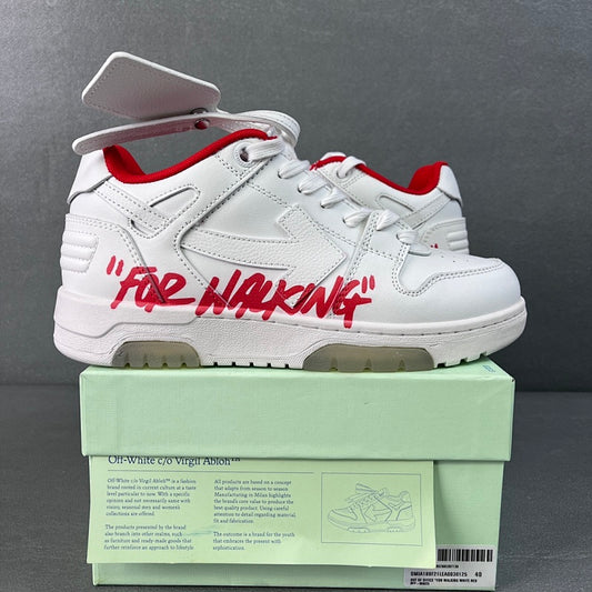Off-White Out of Office  white with red writing