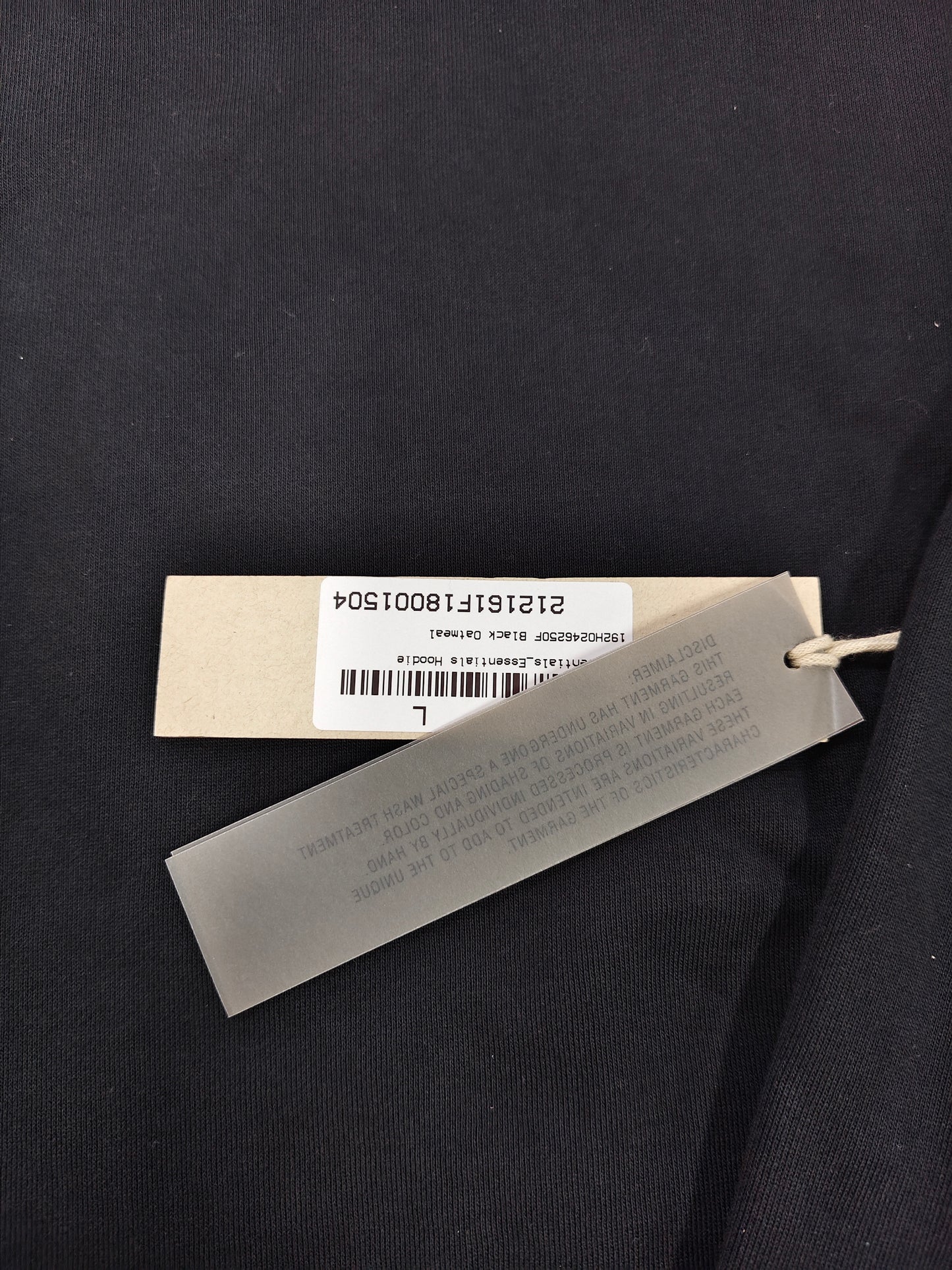 Fear of God Essentials Hoodie 'black