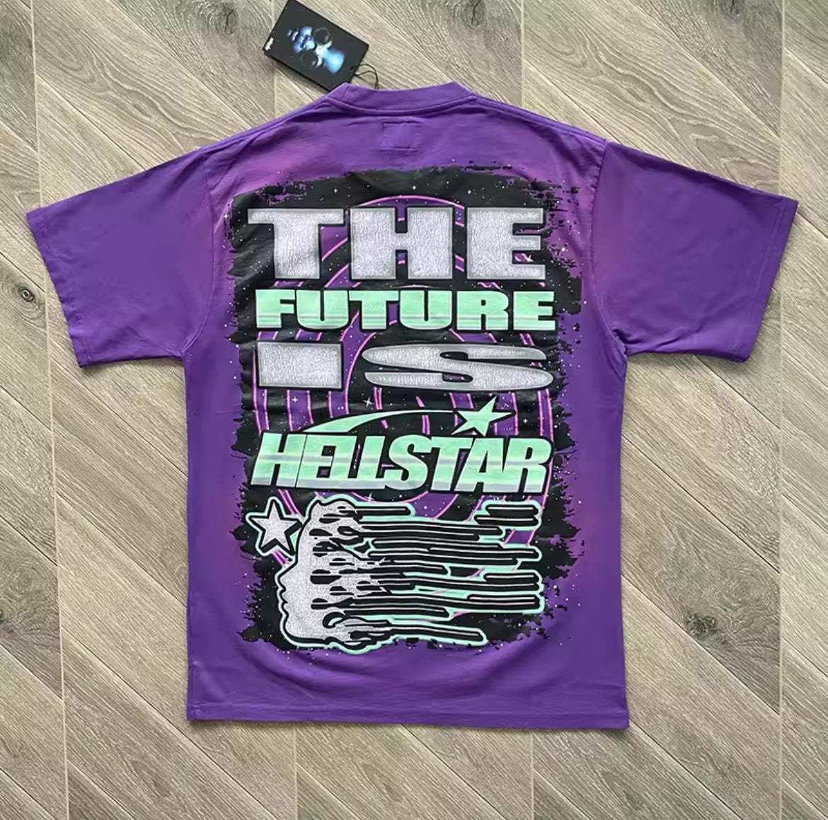 HELLSTAR purple “GOGGLES” TSHIRT