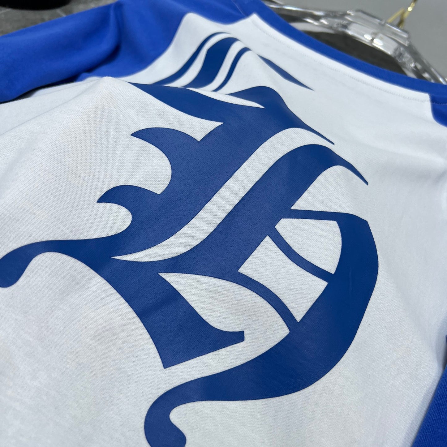 chrome hearts longsleave blue and white