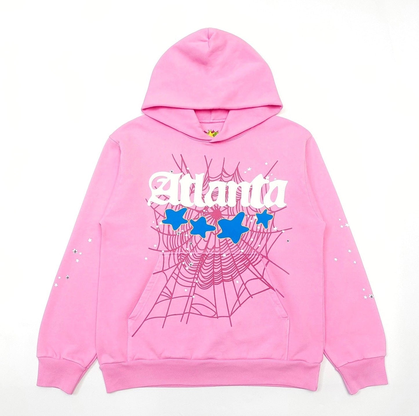 Pink Atlanta sp5der hoodie