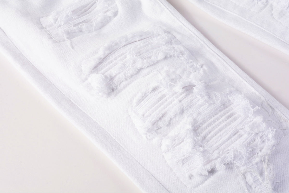 Amiri jeans all white