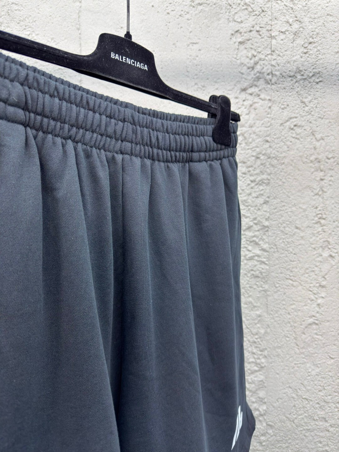 Black balenciaga shorts cotton