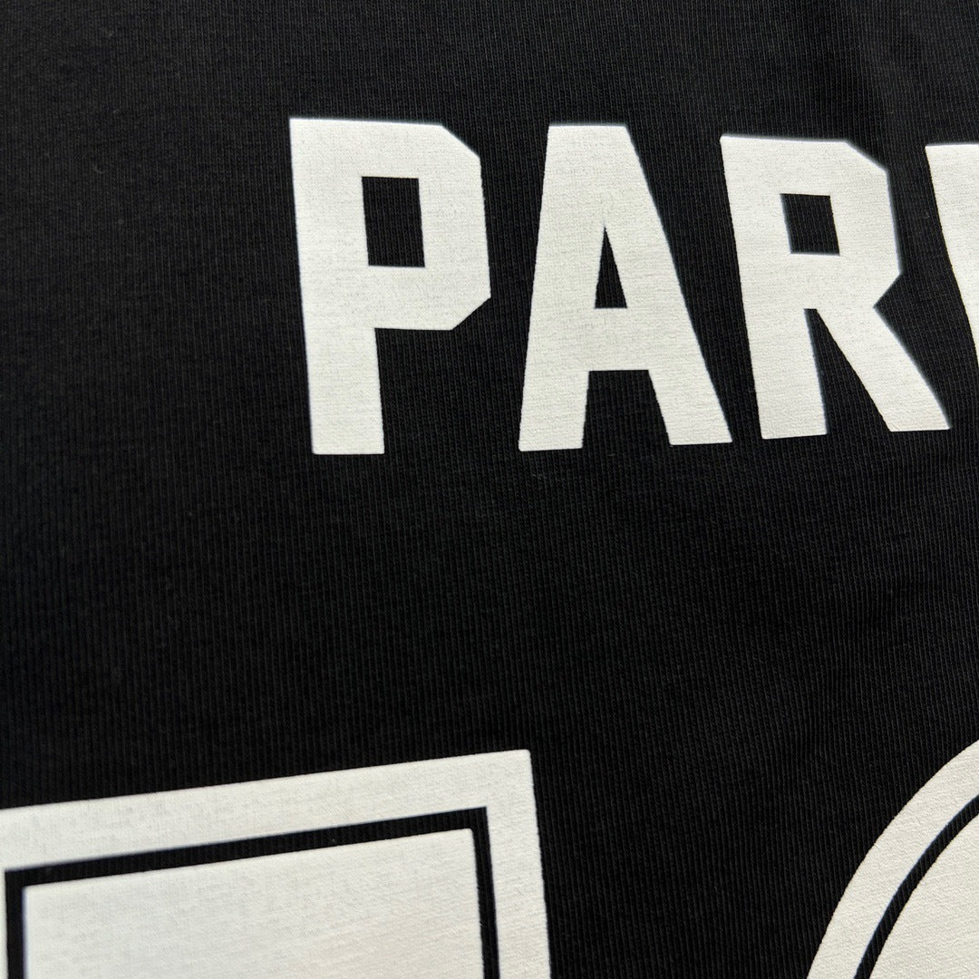 Balenciaga Paris Soccer Long Sleeve Oversized Jersey