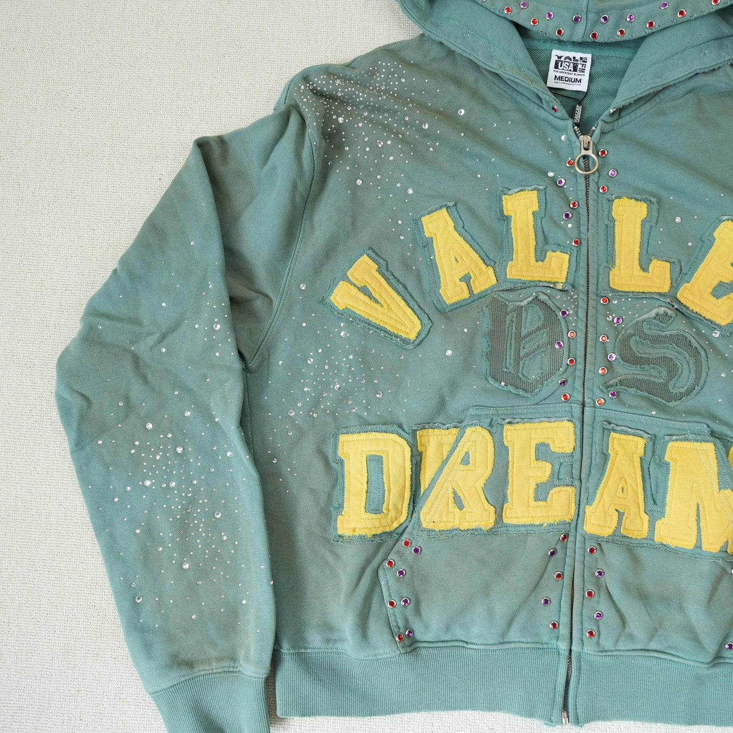 Vale Forever Bank Zip Up 'Dark Mint'