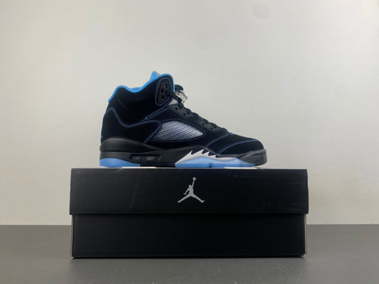 Jordan 5 black university blue