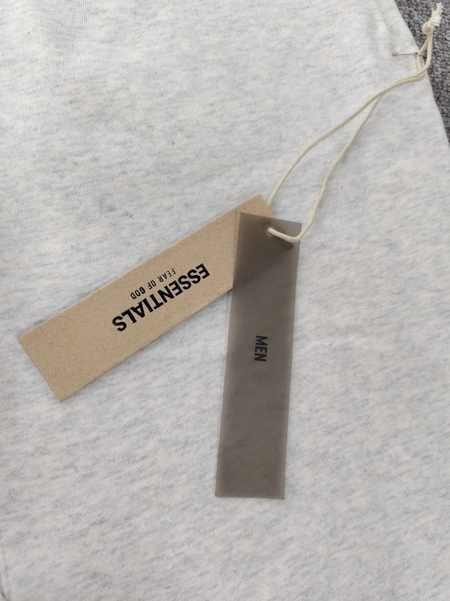 Fear of God Essentials sweatpants cuffed ‘light oatmeal  '