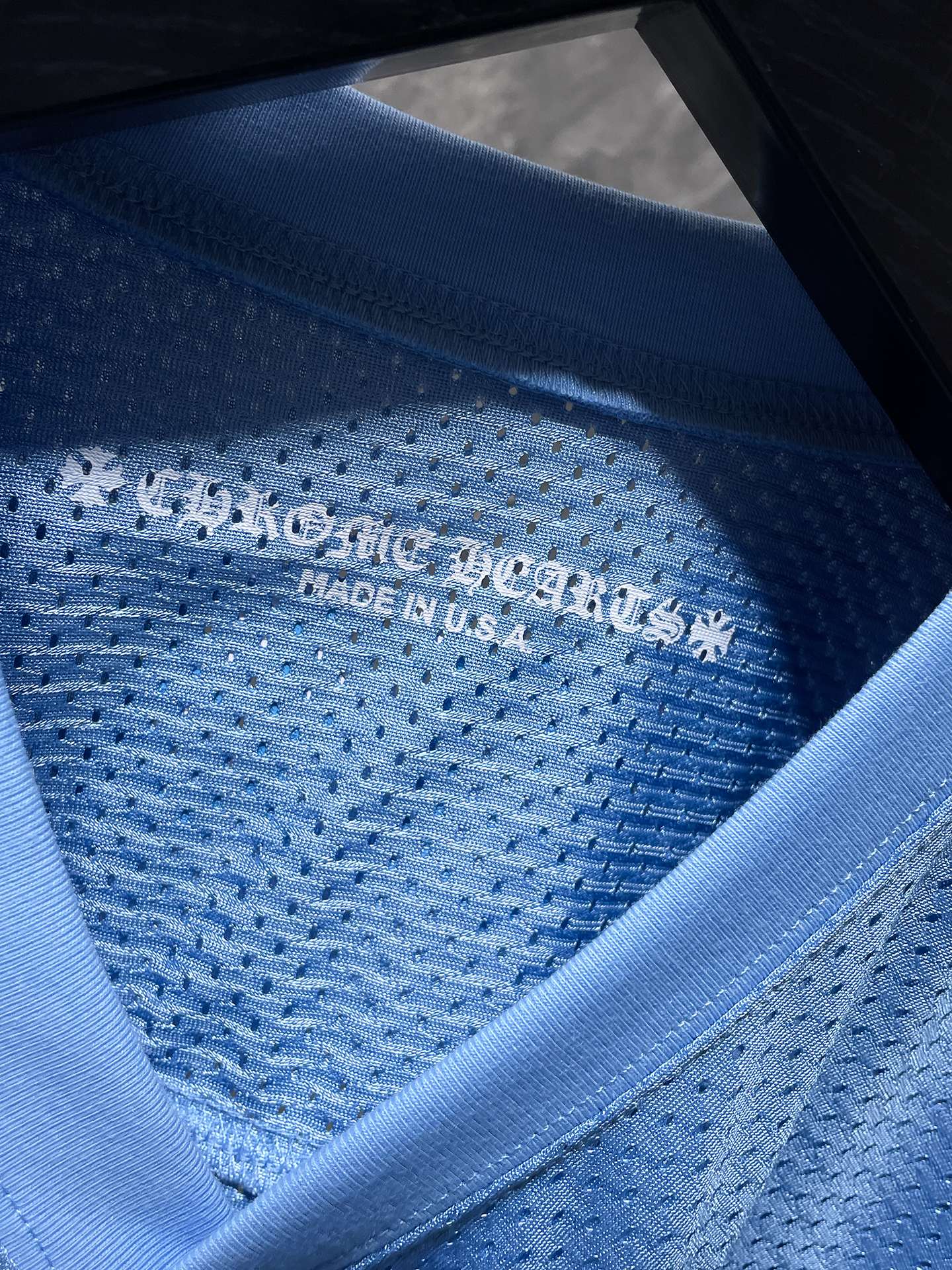 Green chrome hearts longsleave jersey light blue
