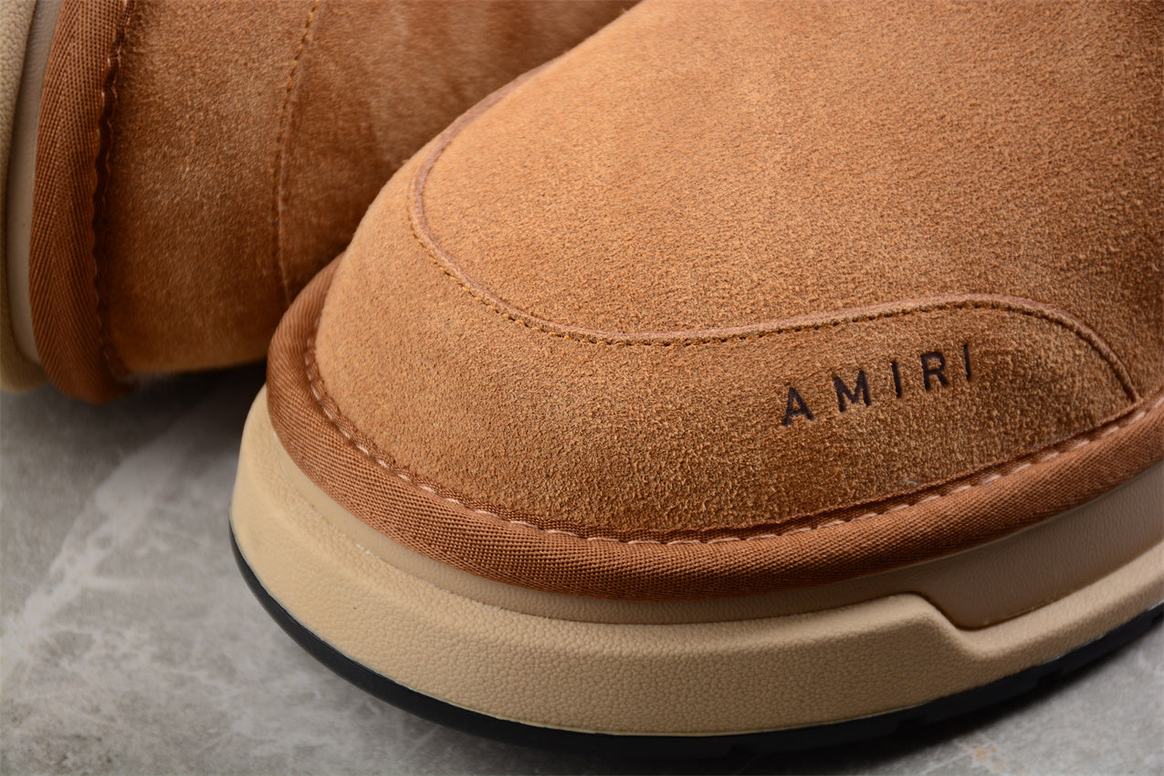 Amiri uggs Malibu suede boots brown