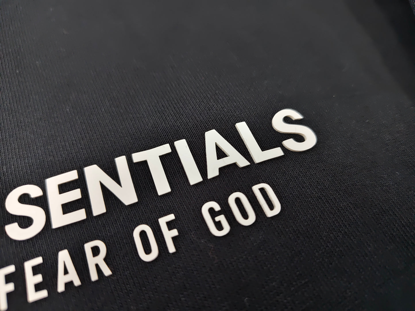 Fear of God Essentials Hoodie 'black
