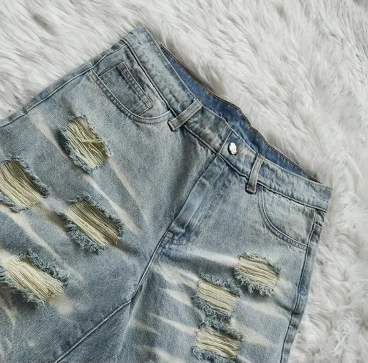 Hellstar denim Jean shorts