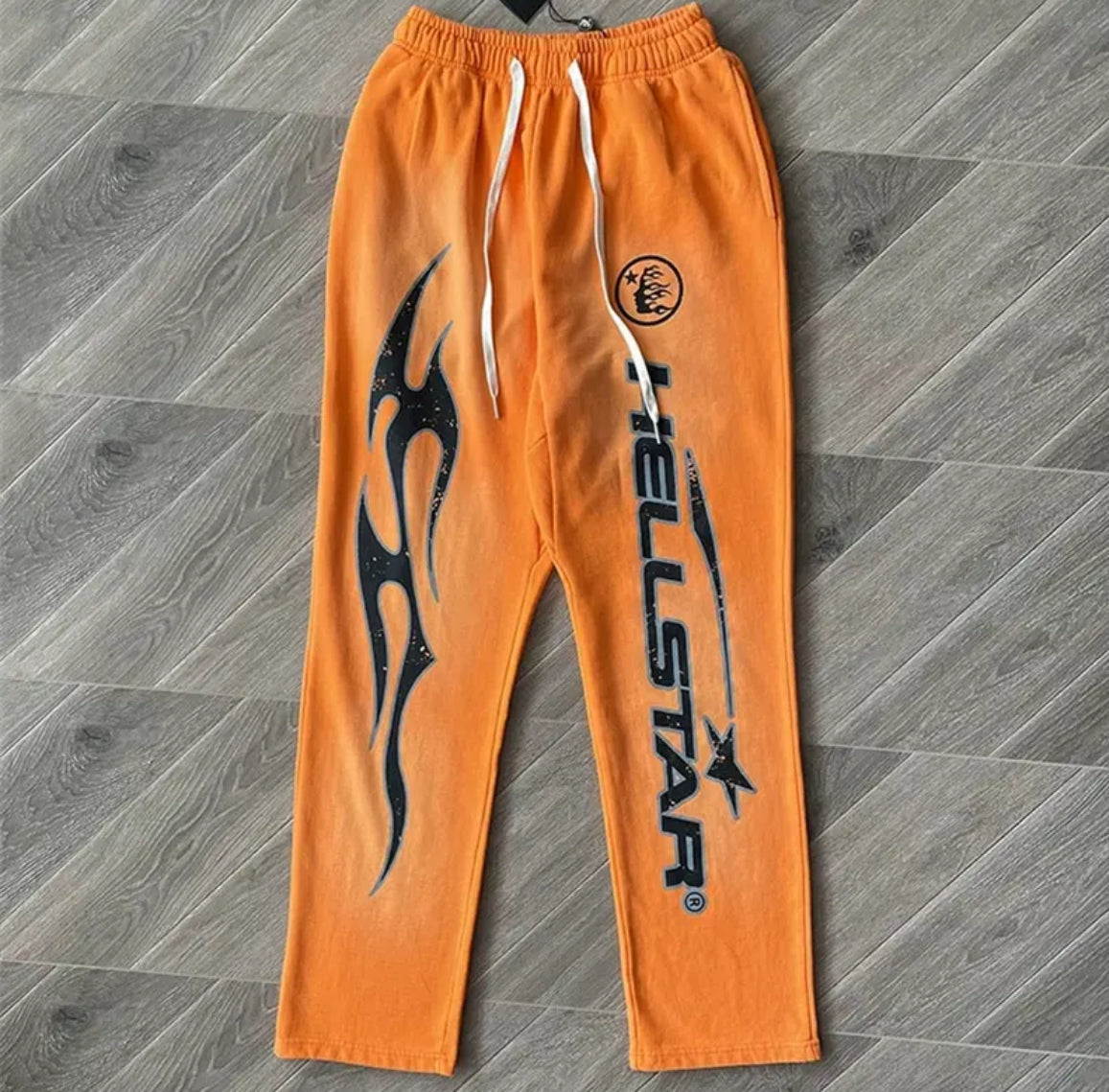 Hellstar Fire Orange Hoodie