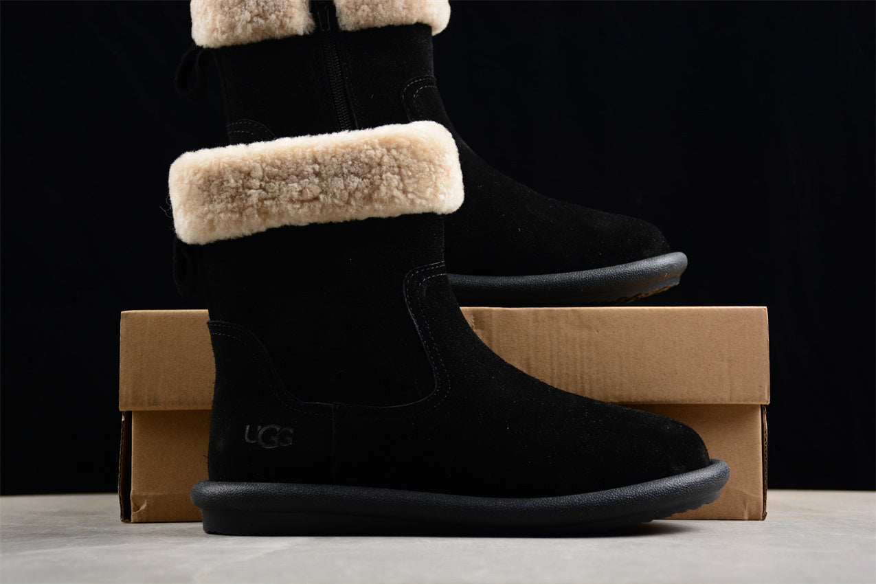 Amiri uggs Malibu suede boots black