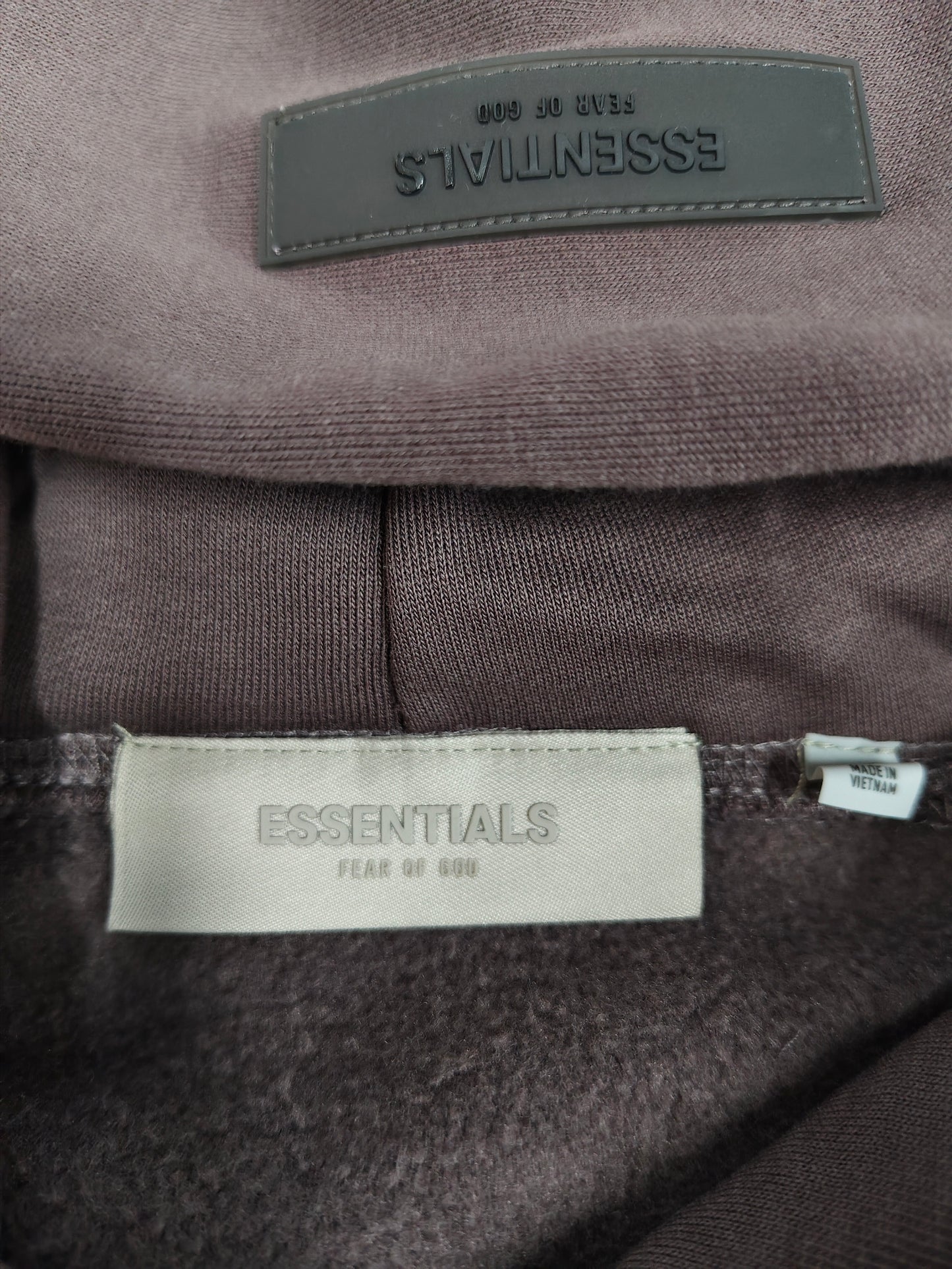 Fear of God Essentials Hoodie ‘Plum'