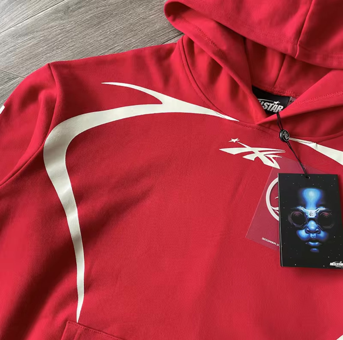 Red hellstar sports hoodie/ sweatpants