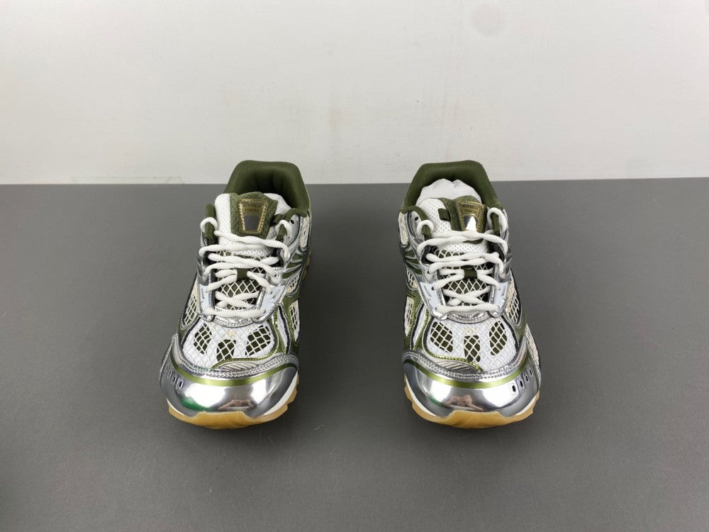 Bottega venta orbit silver and olive green