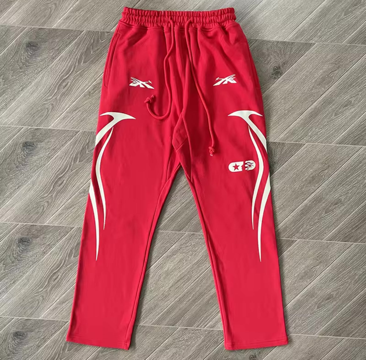 Red hellstar sports hoodie/ sweatpants