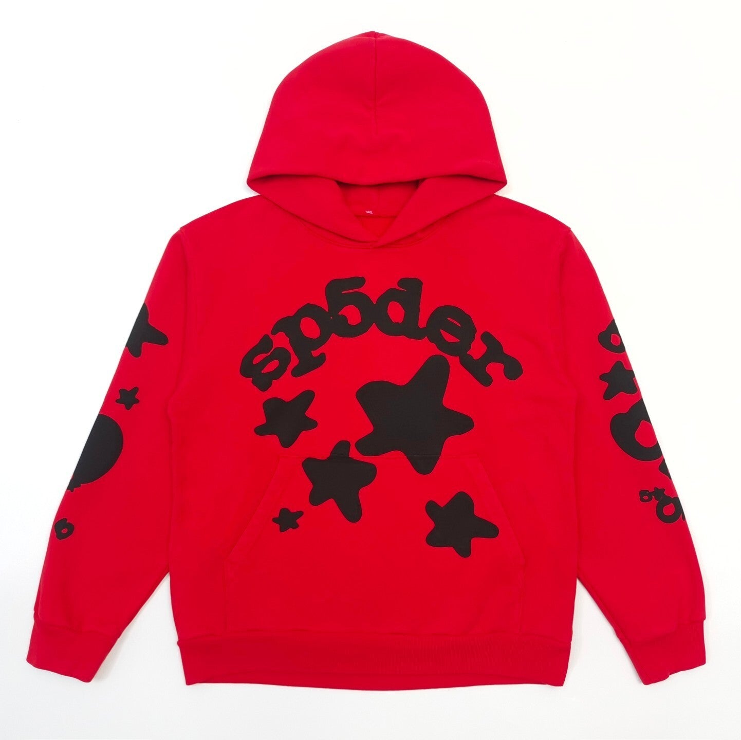 Red beluga sp5der hoodie