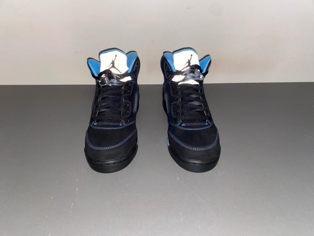 Jordan 5 black university blue
