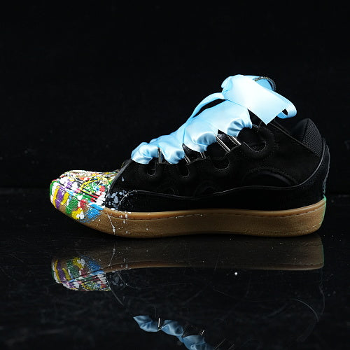 Gallery Dept x Lanvin Wmns Curb Light Sneakers Paint Drip Black Gallery Dept. x Lanvin Wmns Curb Light Sneakers 'Paint Drip - Black