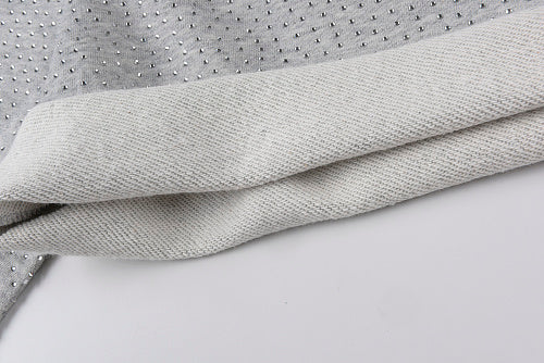 Sp5der gray  shorts with reignstones