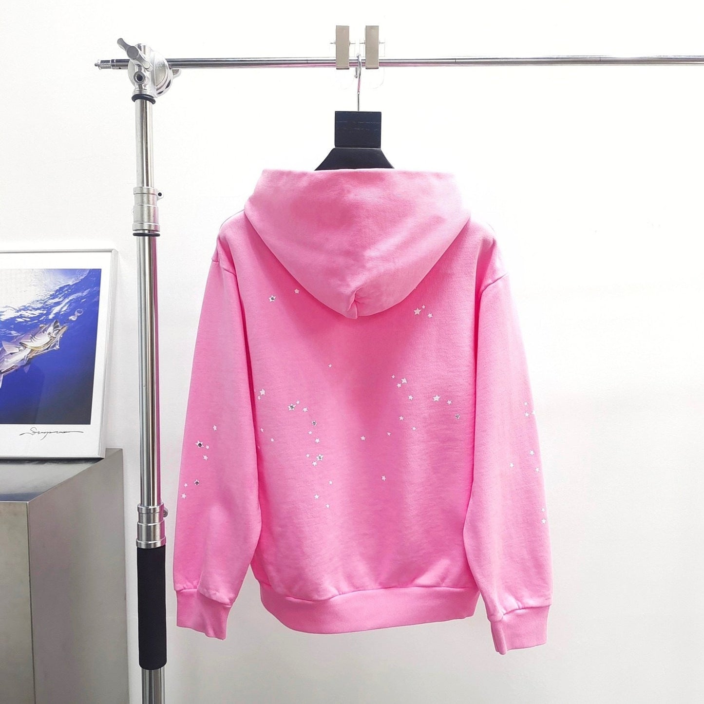 Pink Atlanta sp5der hoodie