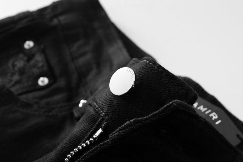 Amiri jeans black and dark blue