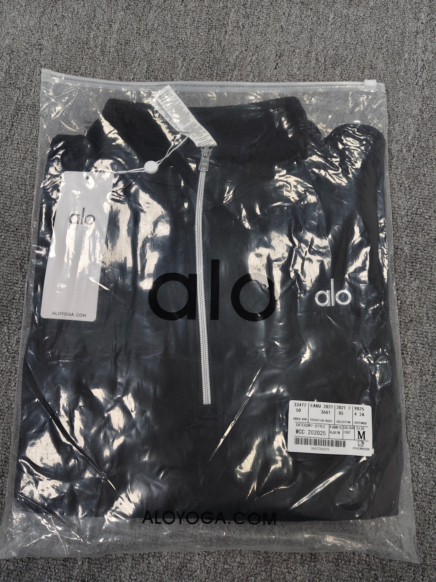 Alo quarter zip black