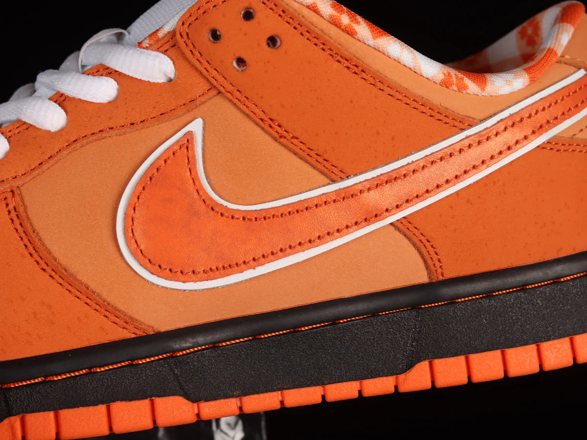 SB orange  lobster dunks
