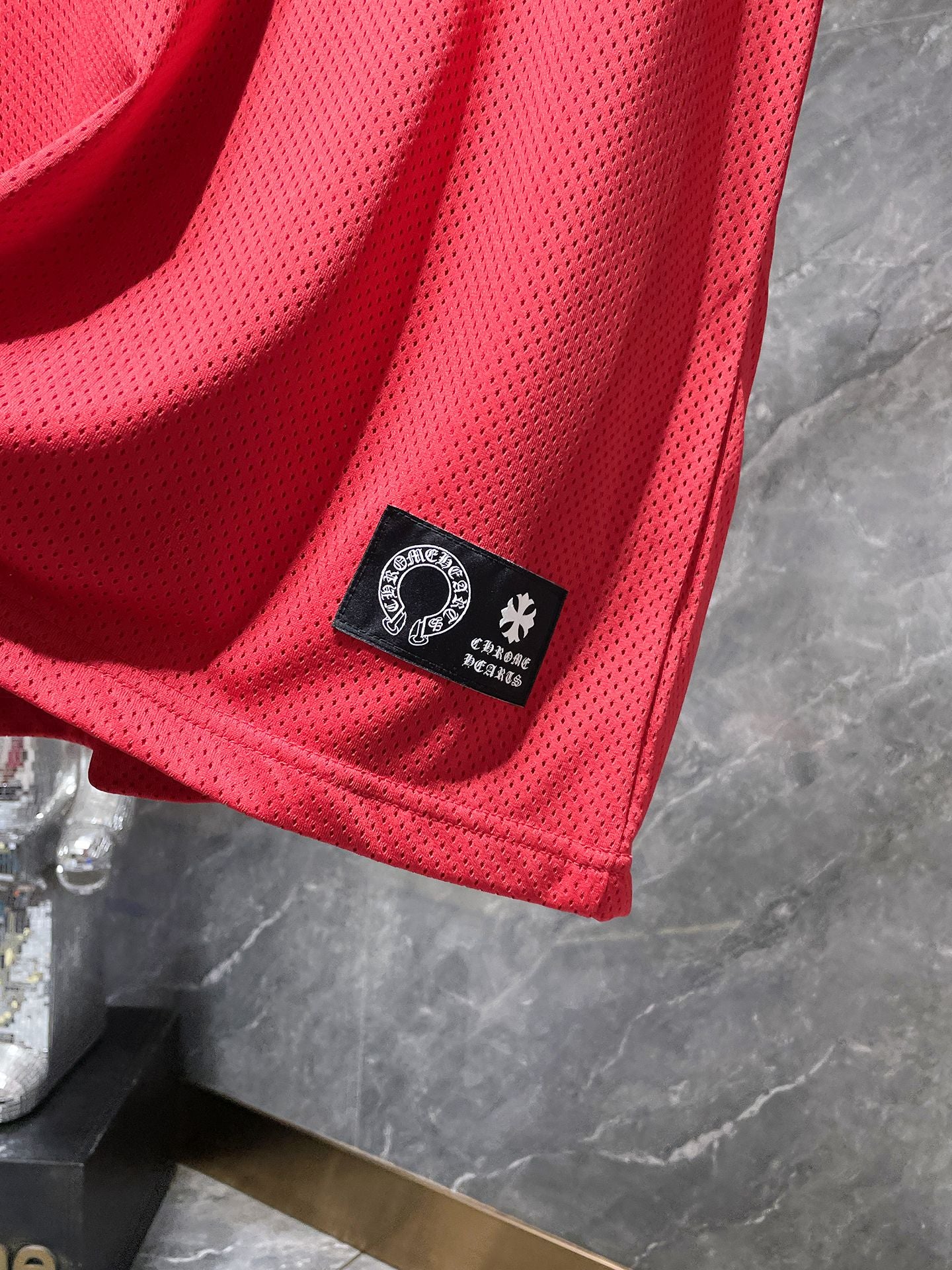 Green chrome hearts longsleave jersey red