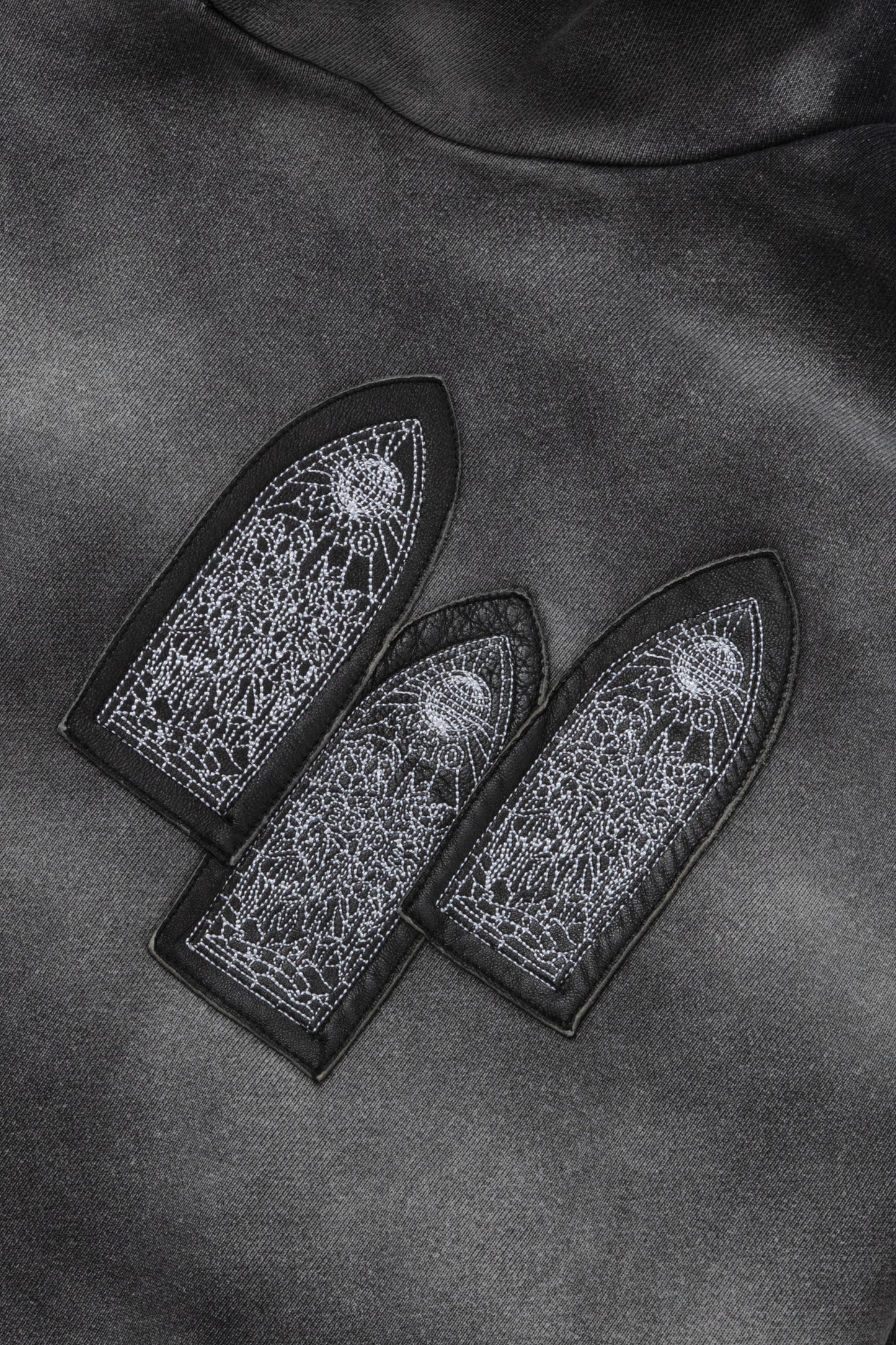 WHO DECIDES WAR faded hooded pullover