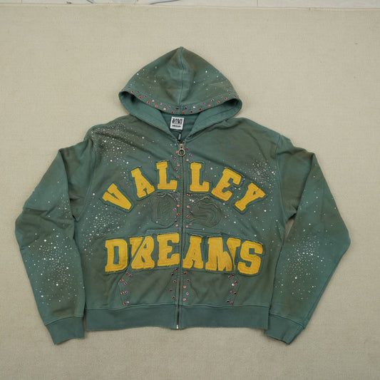 Vale Forever Bank Zip Up 'Dark Mint'