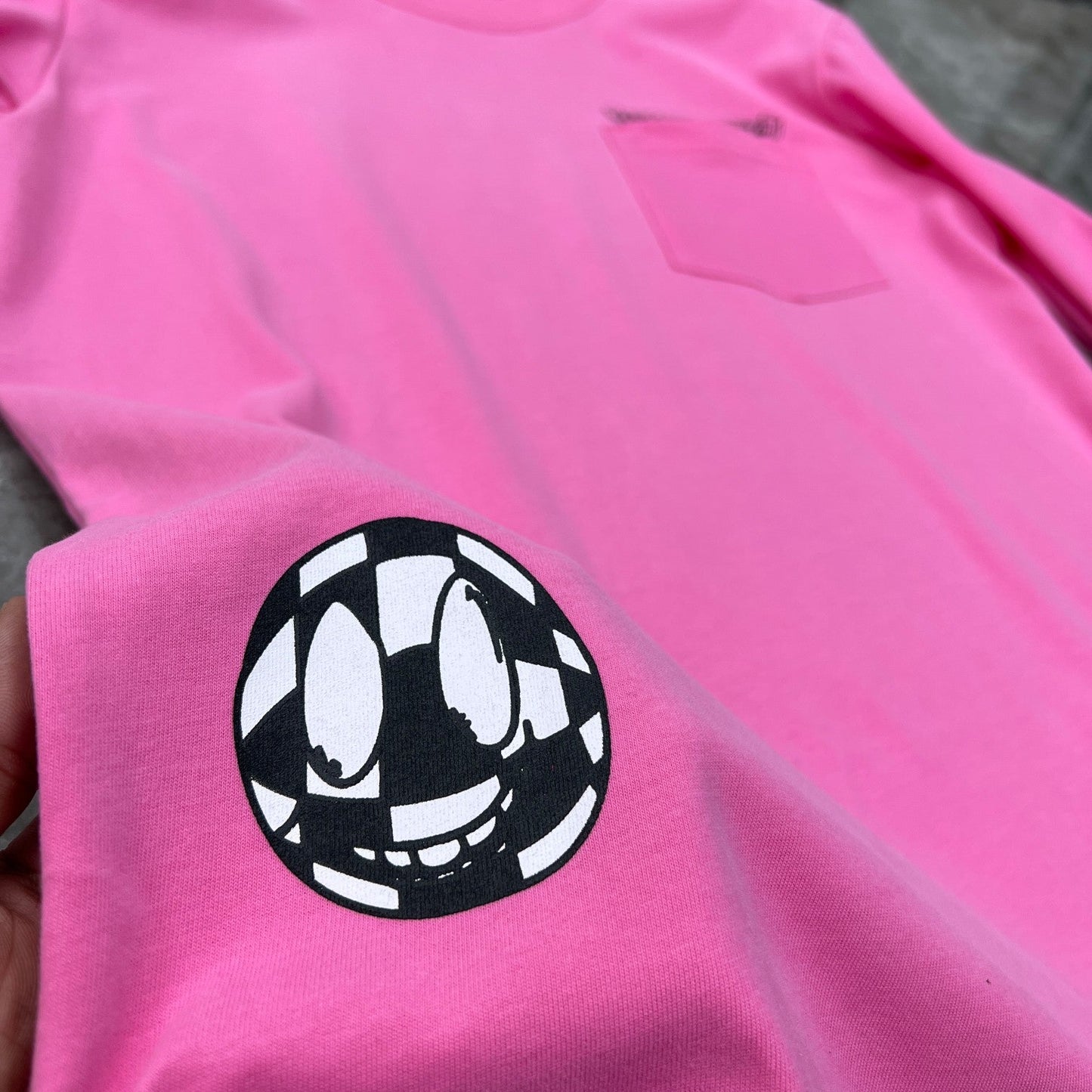 Pink chrome hearts longsleave