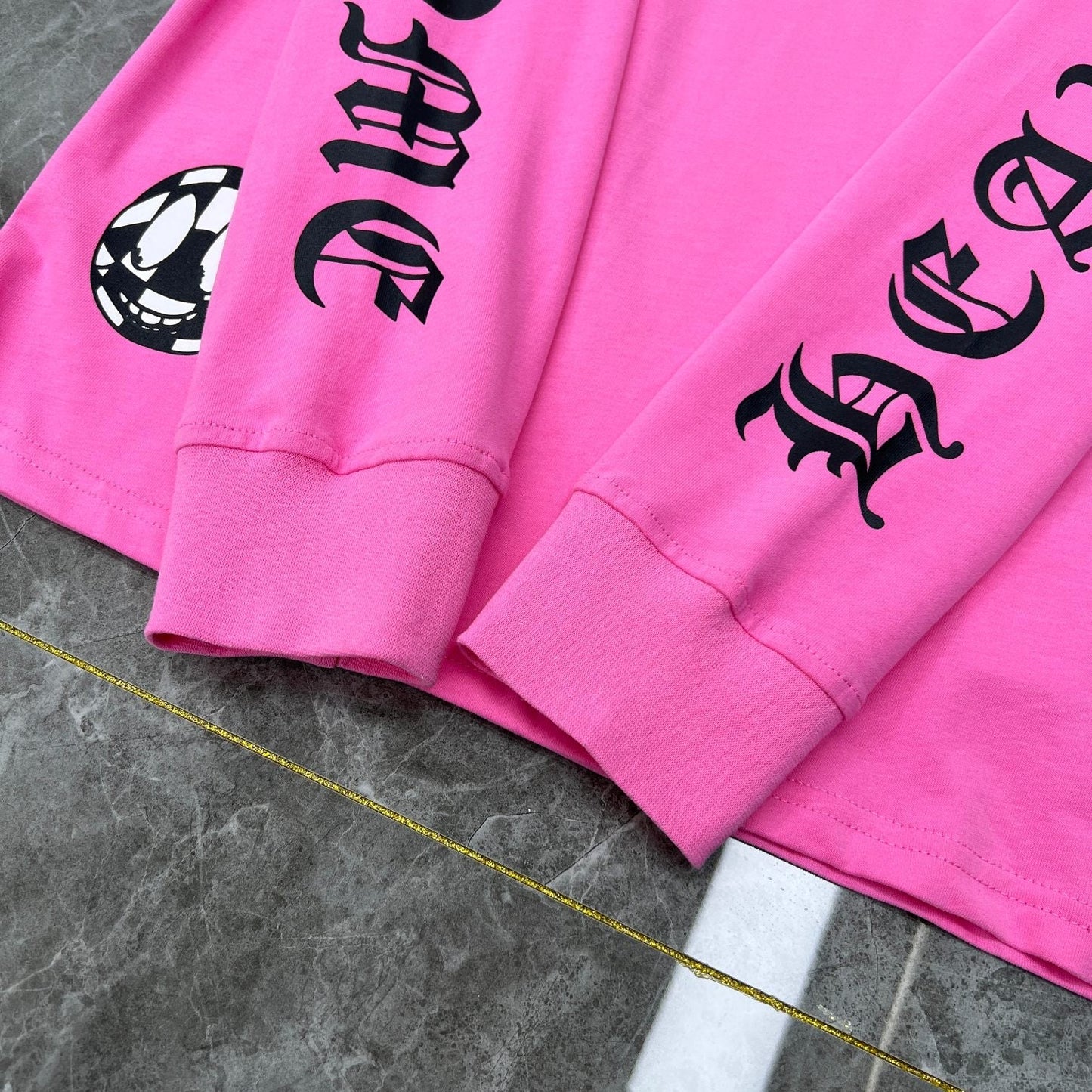 Pink chrome hearts longsleave