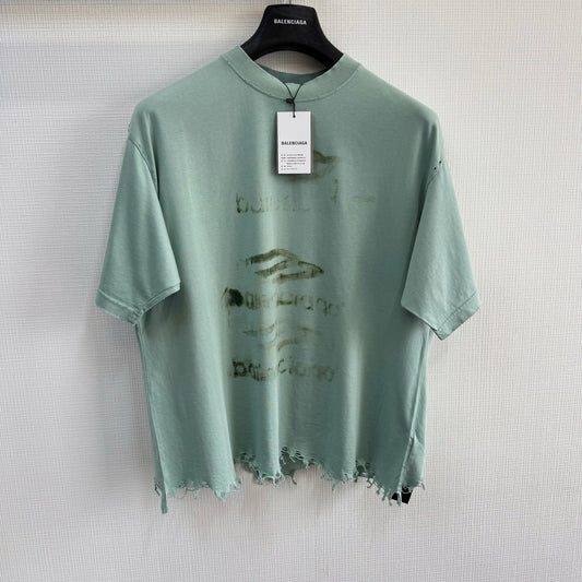 Balenciaga  DIY Imprint Cropped T-Shirt