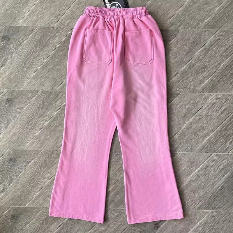 Hellstar pink button up sweatpants
