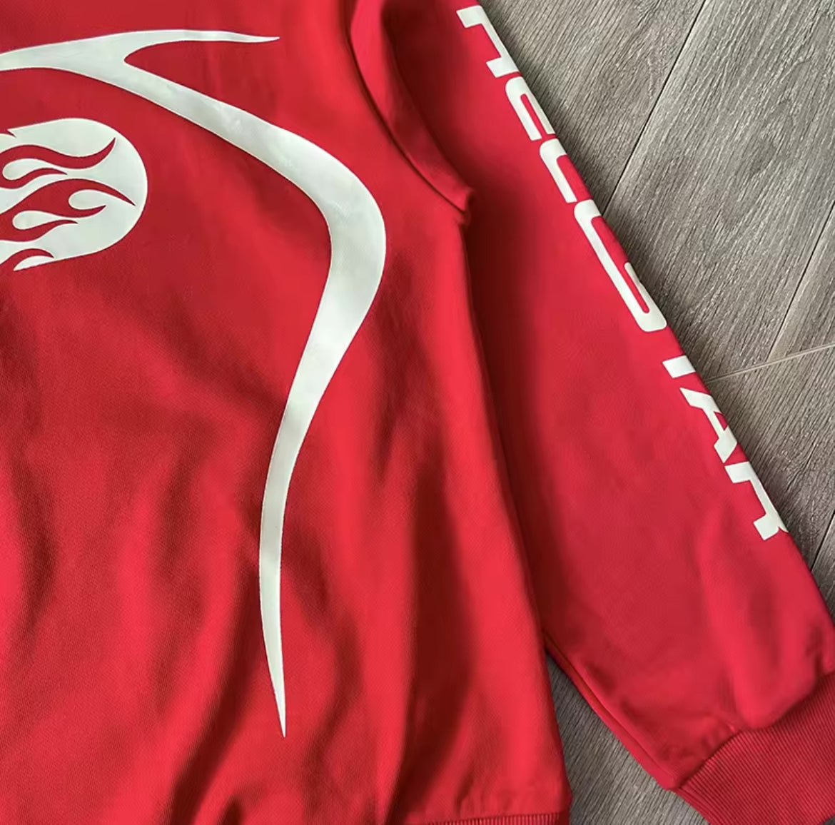 Red hellstar sports hoodie/ sweatpants