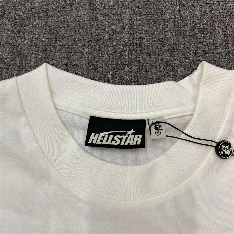 Hellstar Studios AirBrushed Bones White Longsleeve