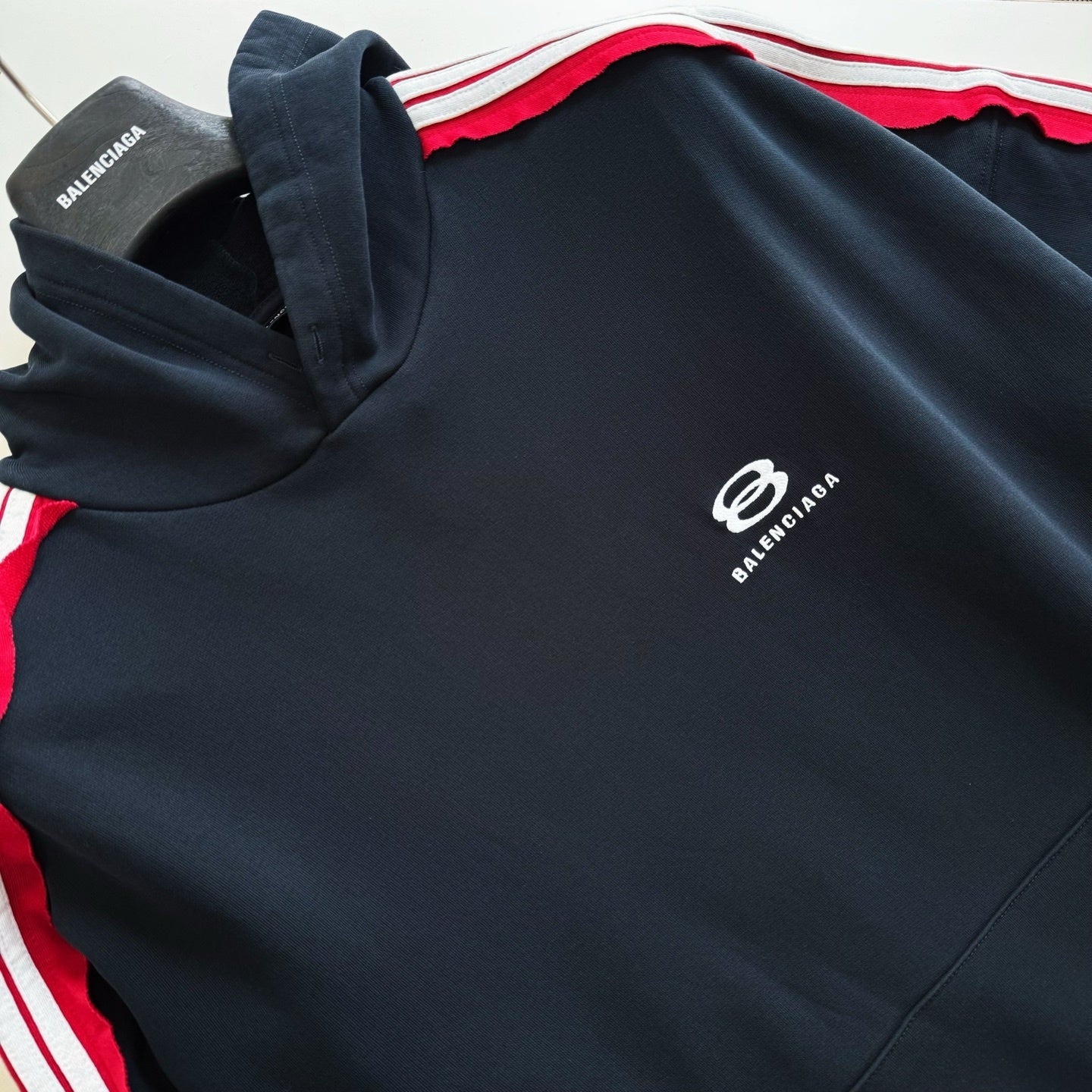 Balenciaga striped Unity Sports Icon Hoodie