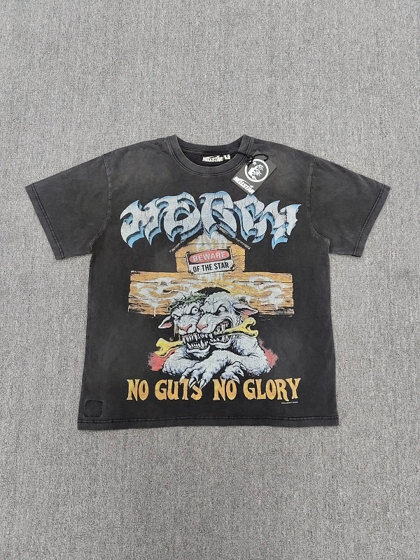 hellstar Mercy Dog Path To Paradise Lambs Black T Shirt