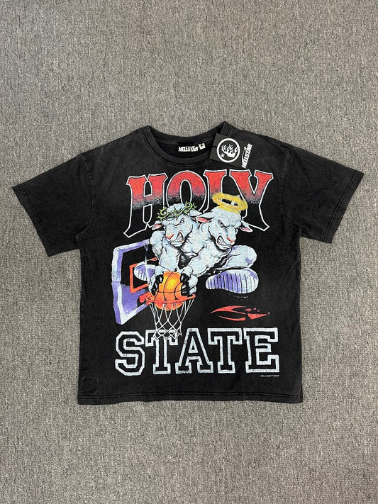 HELLSTAR  2 Lambs Holy State graphic-print T-shirt